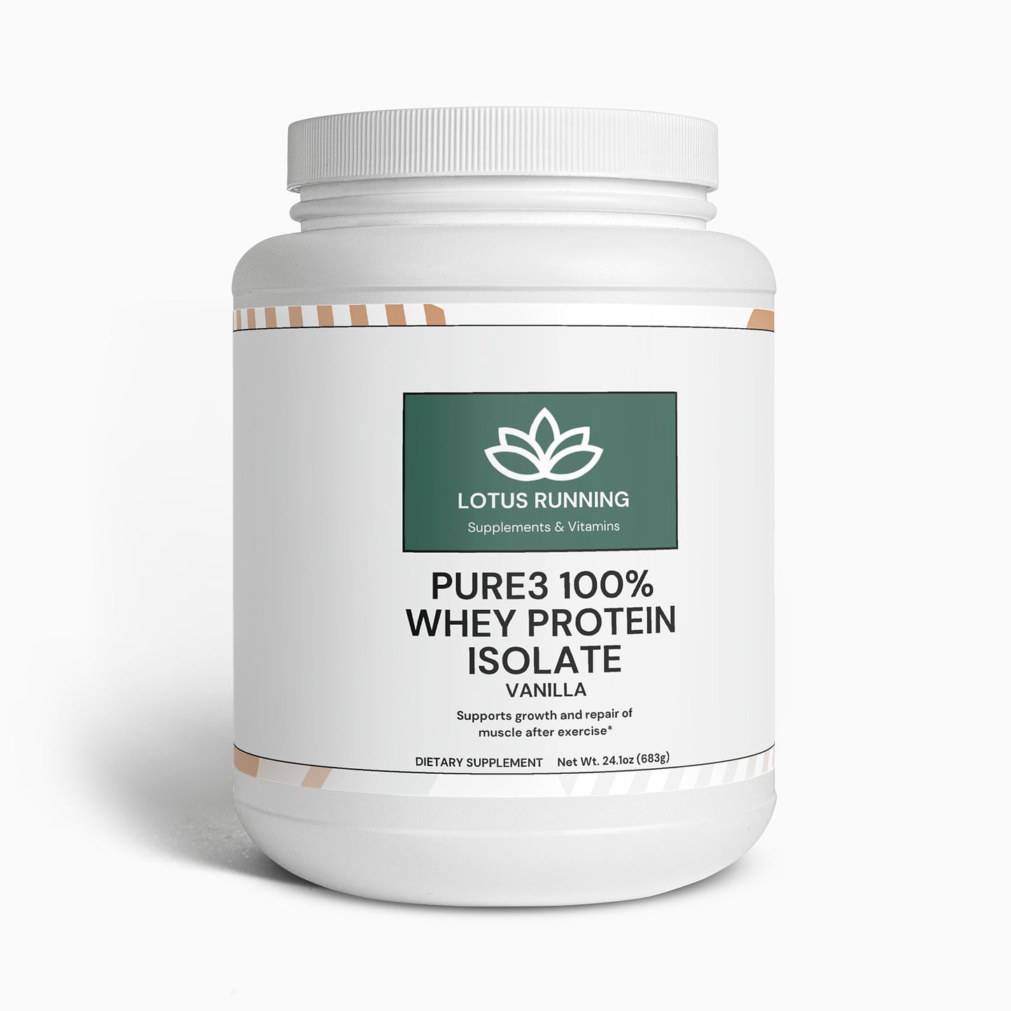 Pure3 100% Whey Protein Isolate (Vanilla)