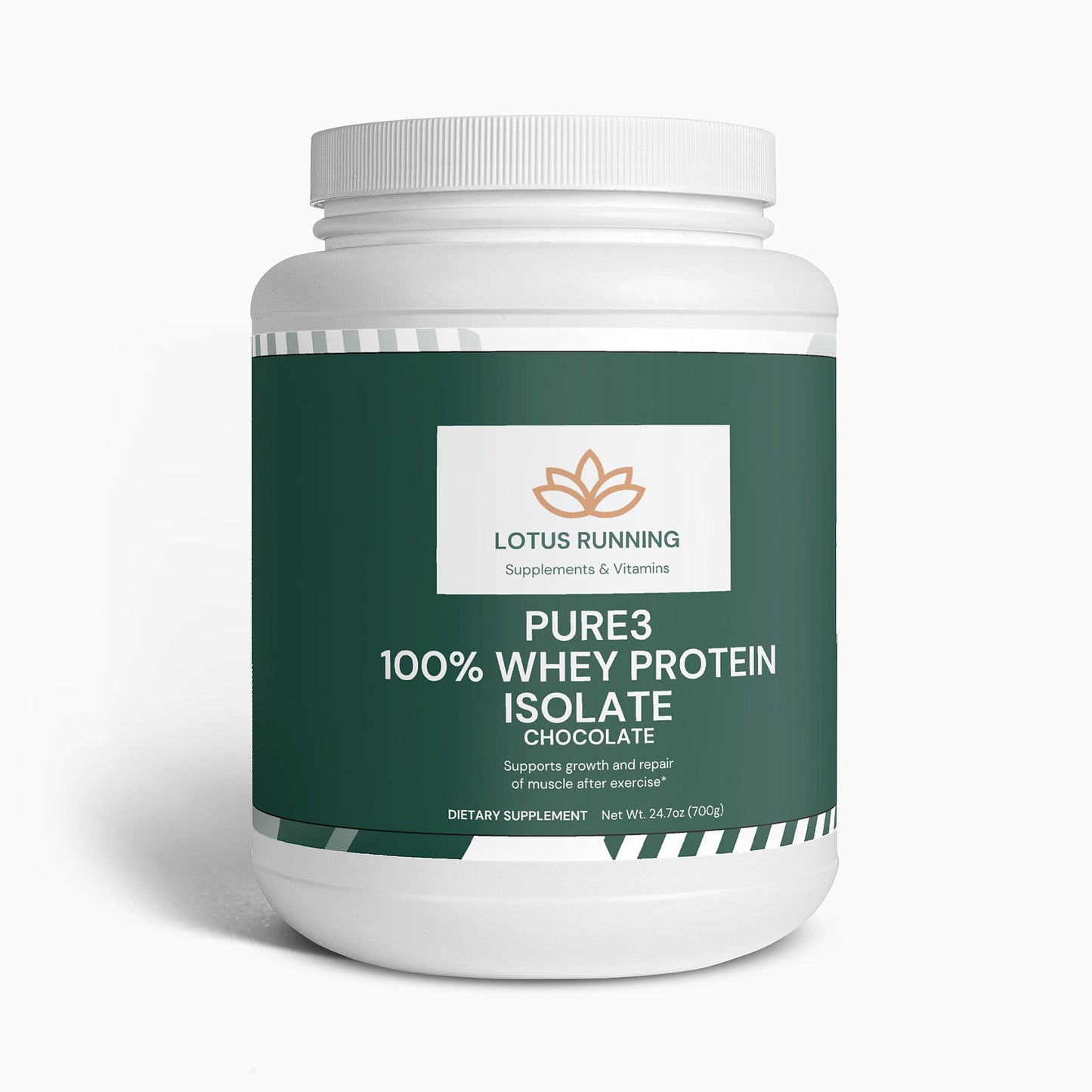 Pure3 100% Whey Protein Isolate (Chocolate)