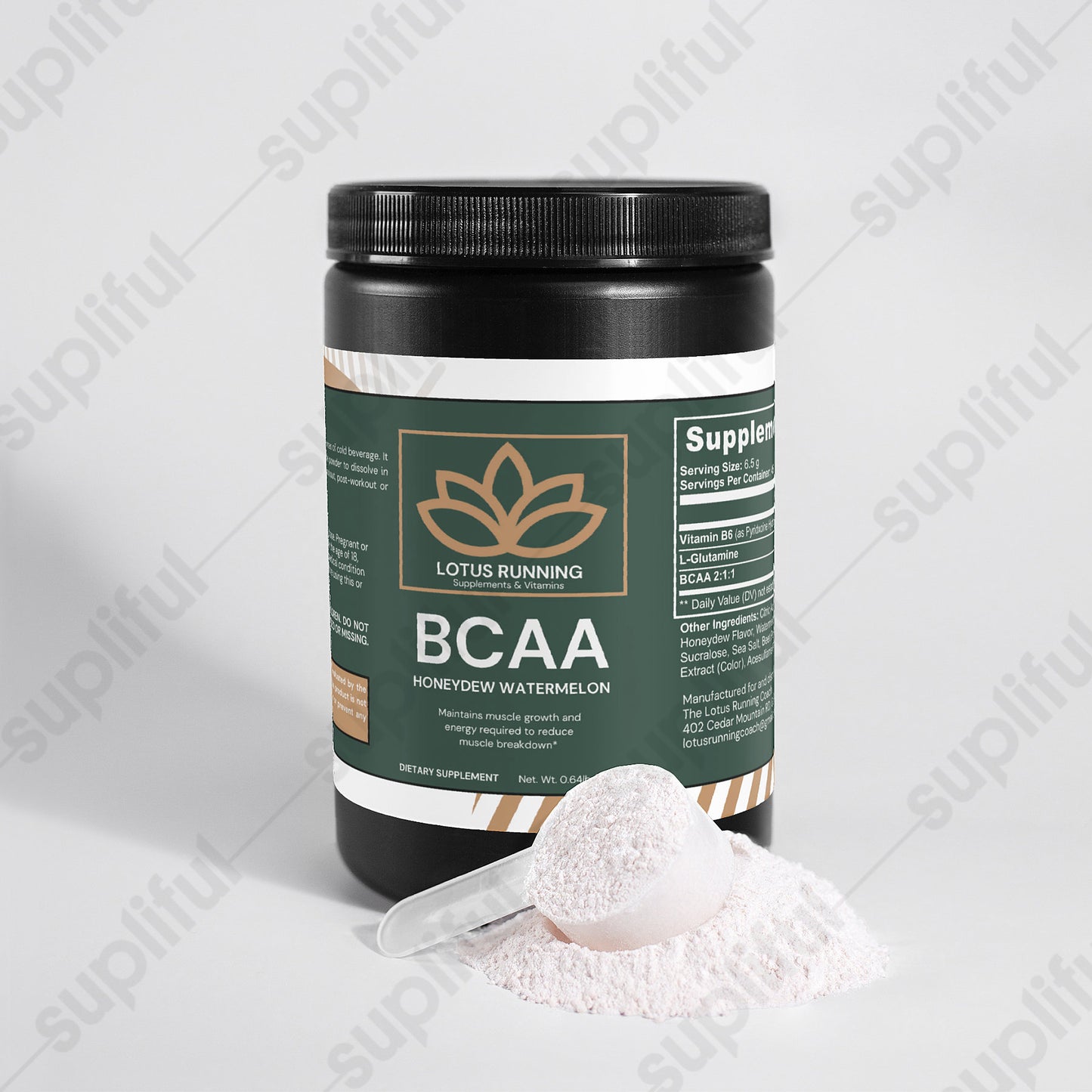 BCAA Post Workout Powder (Honeydew/Watermelon)