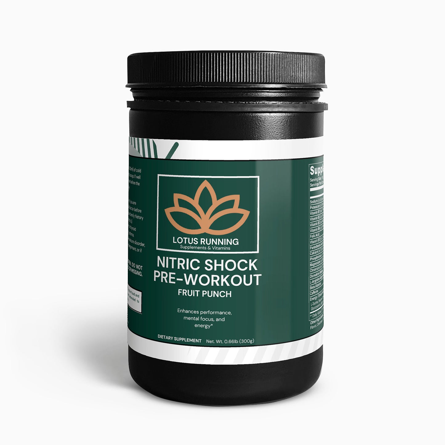 Nitric Shock Pre-Workout Powder (Fruit Punch)
